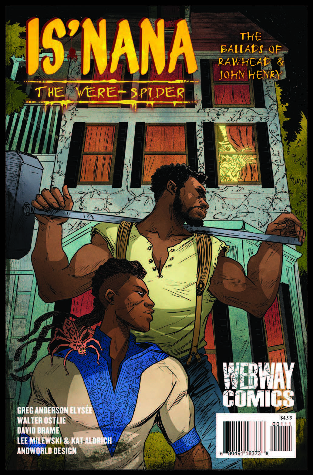 On The Blerdar: Get a Free Digital Copy of ‘Is’nana the Were-Spider: The Ballads of Rawhead and John Henry’