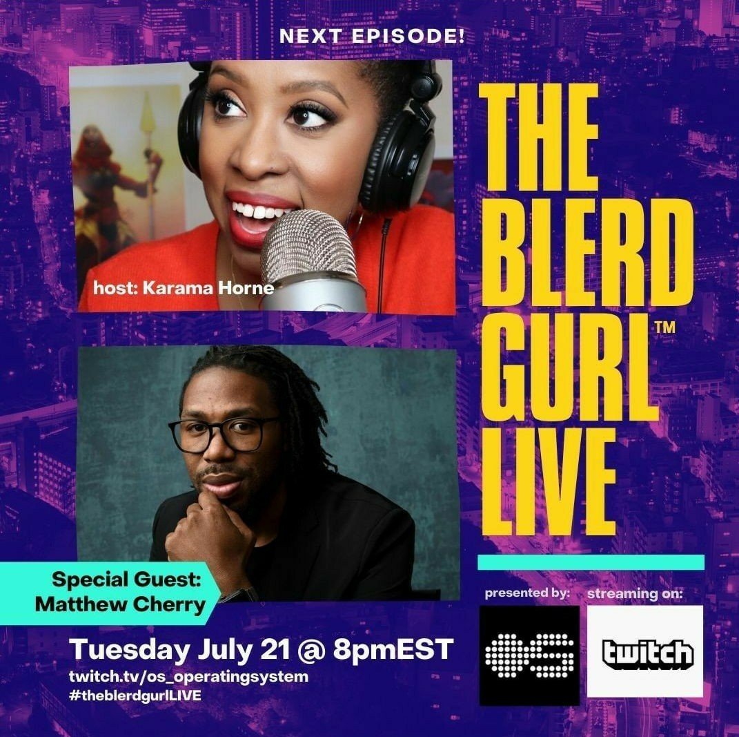 On The Blerdar: The Blerd Gurl LIVE w/i Matthew Cherry